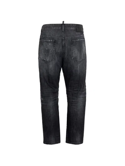 Dsquared2 Black Fog Bro Jeans In Black