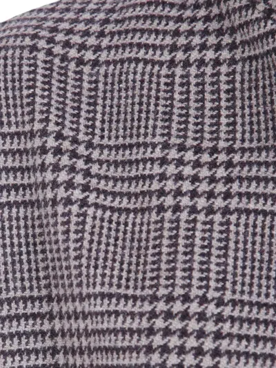 Daniela Gregis Prince Of Wales Check-pattern Oversized Jacket In Multi
