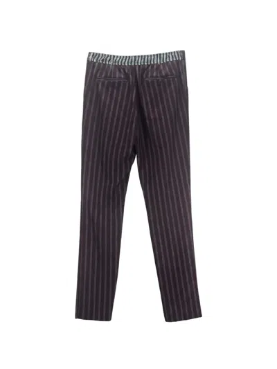 Andrea Pompilio Pinstripe Drawstring Trousers In Multi