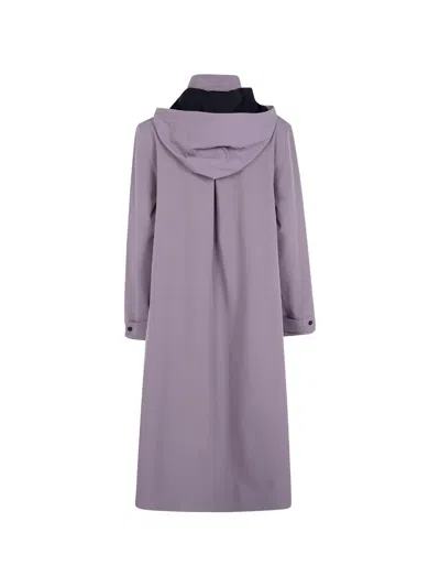 Rains Suva Softshell A Line Jacket In Purple