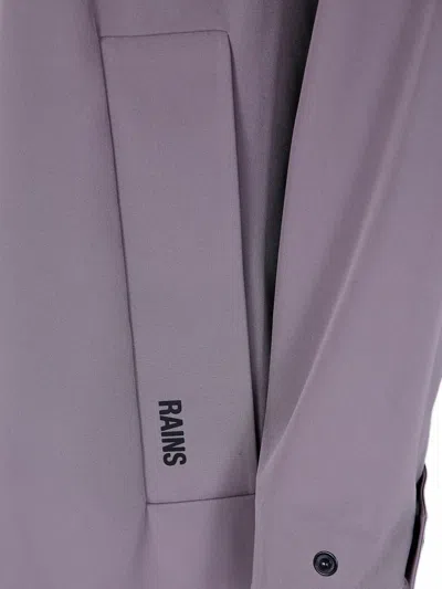 Rains Suva Softshell A Line Jacket In Purple
