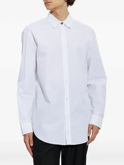 Balmain Lion-head Button Shirt In White