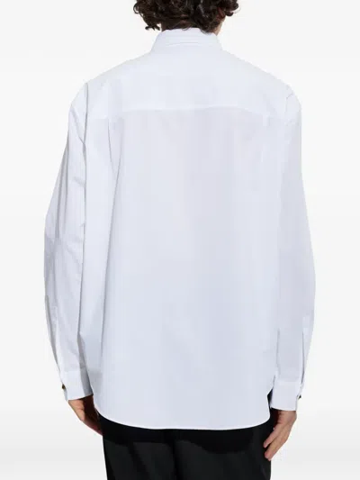 Balmain Lion-head Button Shirt In White