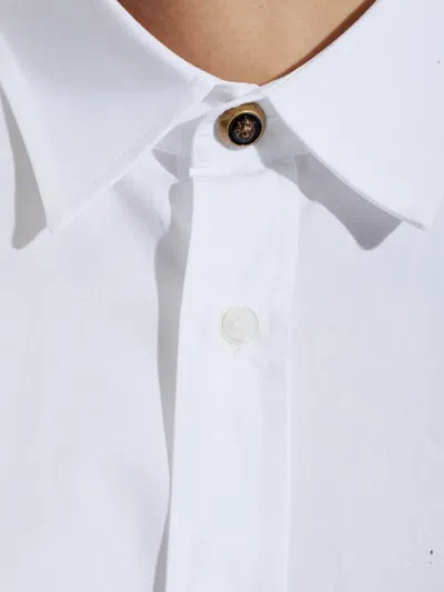 Balmain Lion-head Button Shirt In White