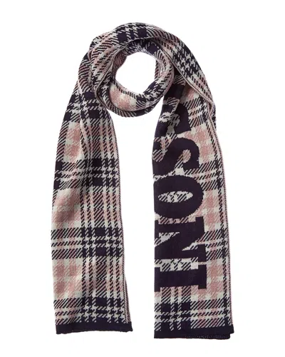 Missoni Wool-blend Scarf In Gray