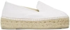 MANEBI White Macrame Paris Espadrilles