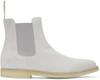 COMMON PROJECTS COMMON PROJECTS GREY SUEDE CHELSEA BOOTS
