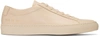 Common Projects Beige Original Achilles Low Sneakers In Nude & Neutrals