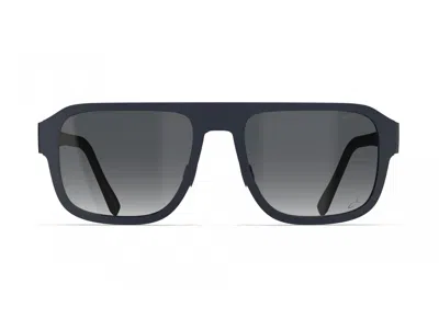 Blackfin Severson Oversized Square Sunglasses In Blue