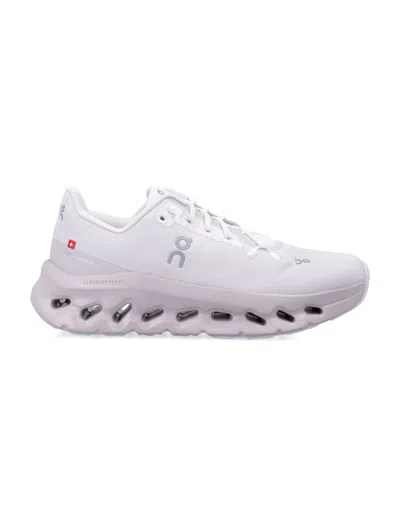 On Running Cloudtilt Sneakers With Lace-up Upper And Cloudtech Sole In White
