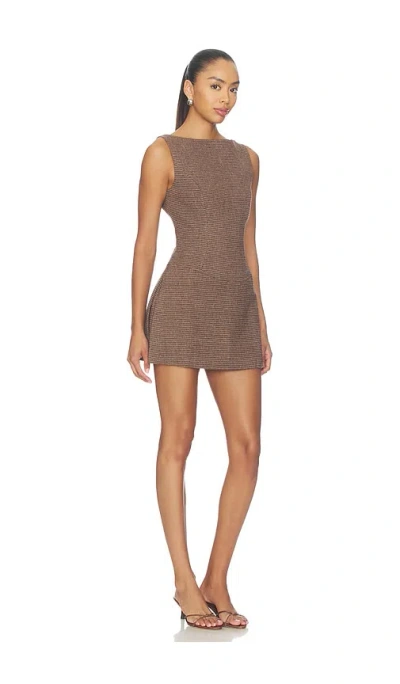 Amanda Uprichard Ines Romper In Brown