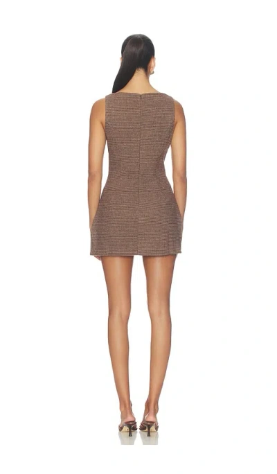 Amanda Uprichard Ines Romper In Brown