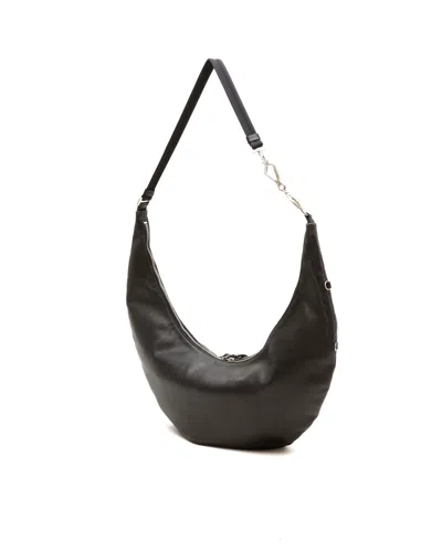 Prada Half Moon Bag In Brown