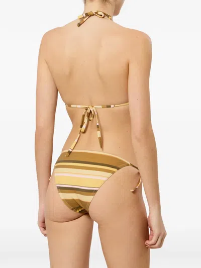 Isabel Marant Feride Printed Bikini Top In Multi