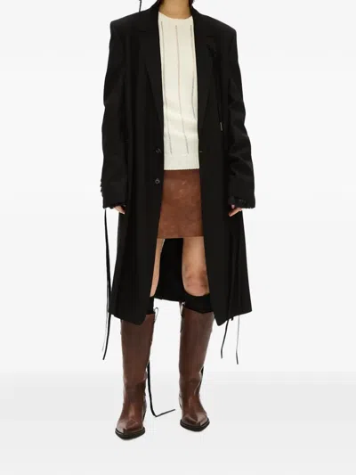 Ann Demeulemeester Pullover Mit Lochstrickmuster In White