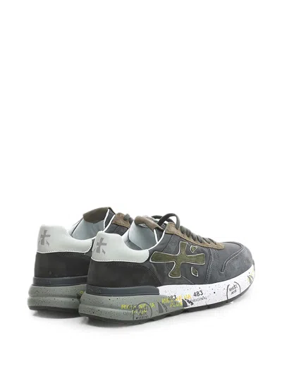 Premiata Mick Logo-patch Sneakers In Multi