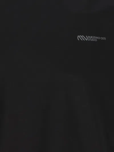 Massimo Osti Studio Logo-print T-shirt In Black
