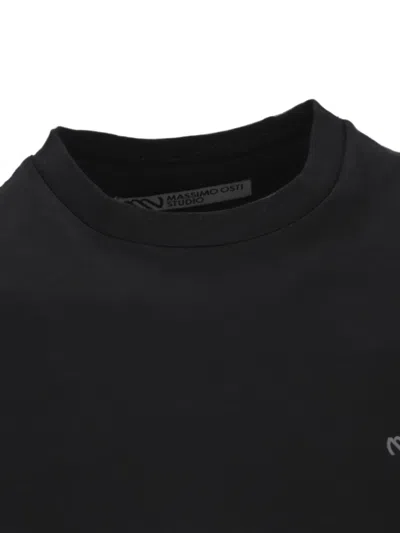 Massimo Osti Studio Logo-print T-shirt In Black