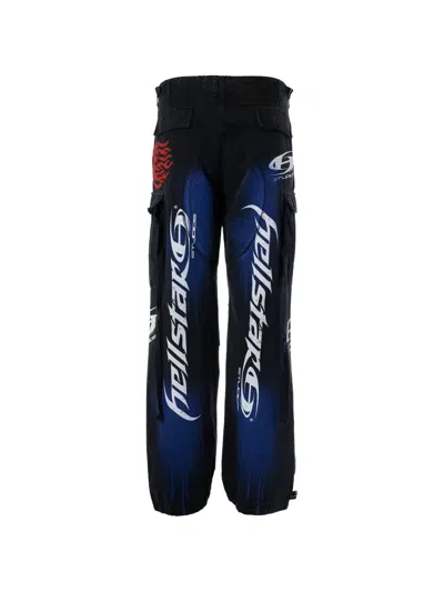 Hellstar Spray-paint Cargo Pants In Multi