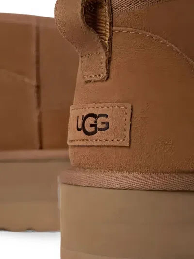 Ugg Suede Classic Ultra Mini Platform Boots In Multi