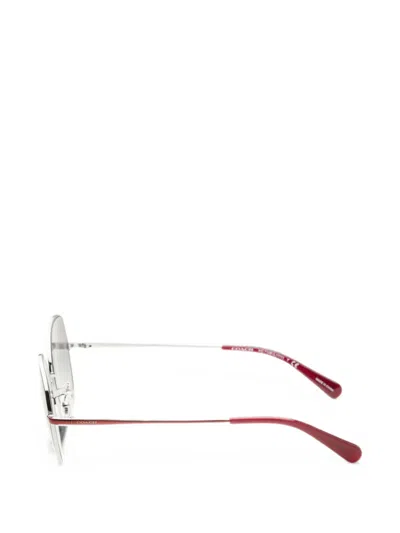 Coach Round-frame Sunglasses In Multi