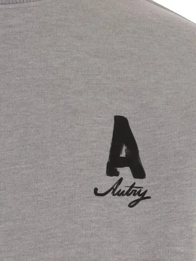 Autry Heritage Sweatshirt With Washed Effect In Gray