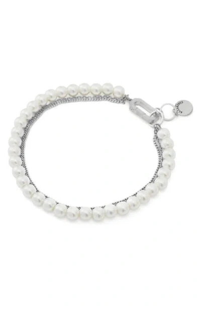 Allsaints Double-layer Structure Design Bracelet In Multi