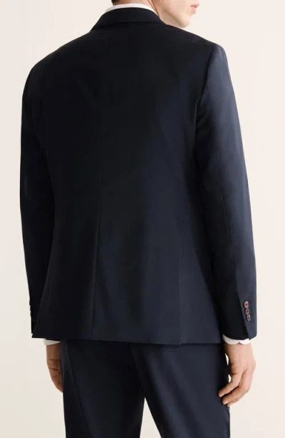 Mango Venice Slim Fit Virgin Wool Jacket In Multi