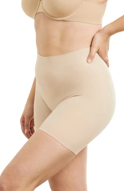 Tc Sleek Essentials Mid Thigh Shaping Shorts In Multi