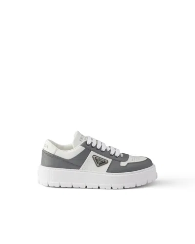 Prada Leather Sneakers In White