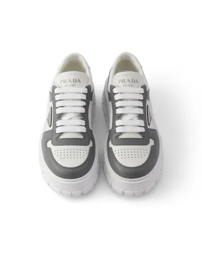 Prada Leather Sneakers In White