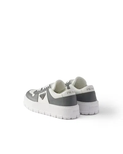 Prada Leather Sneakers In White
