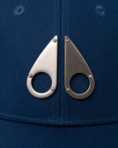 Moose Knuckles Front Logo Icon Cap In Blue