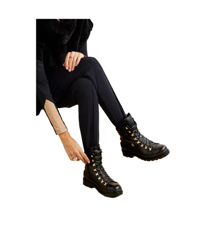 Bogner St. Moritz 9 Shearling-lined Leather Ankle Boots In Black
