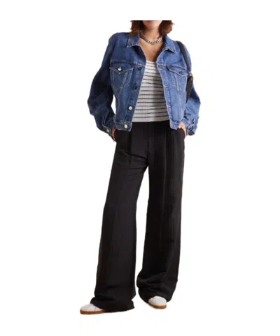 Goldsign Blue Denim Jacket In Blue