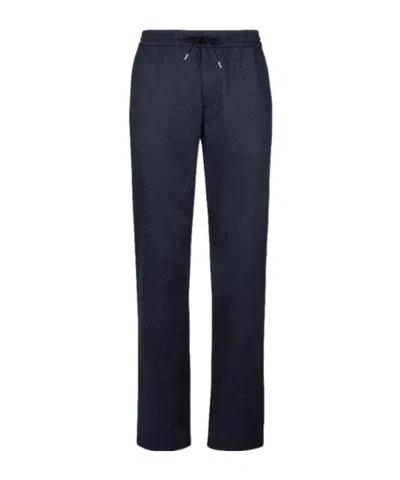 Sease Drawstring Elasticated-waistband Trousers In Blue