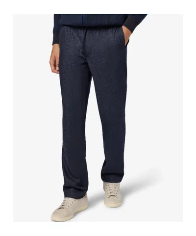 Sease Drawstring Elasticated-waistband Trousers In Blue
