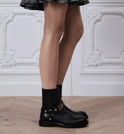 Dior Bolt Ankle Boot In Black