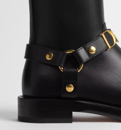 Dior Bolt Ankle Boot In Black