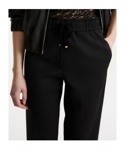 Marella Drawstring Trousers In Black