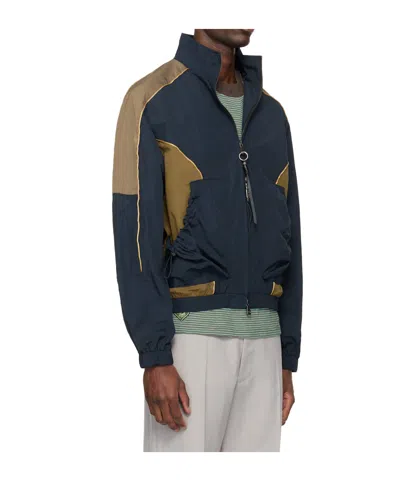 Andersson Bell Patchwork Jacket In Blue