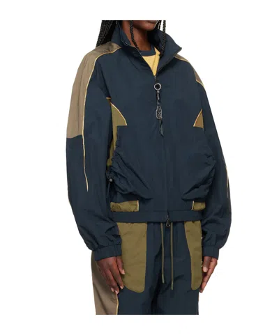 Andersson Bell Patchwork Jacket In Blue