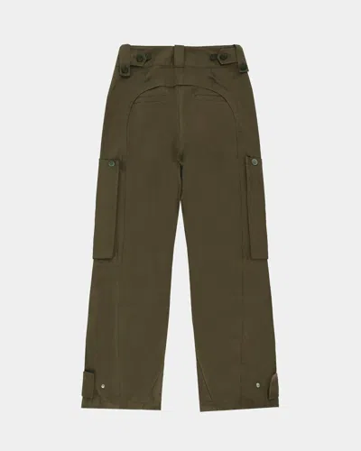 Andersson Bell Patchwork Design Work Pants In Gray