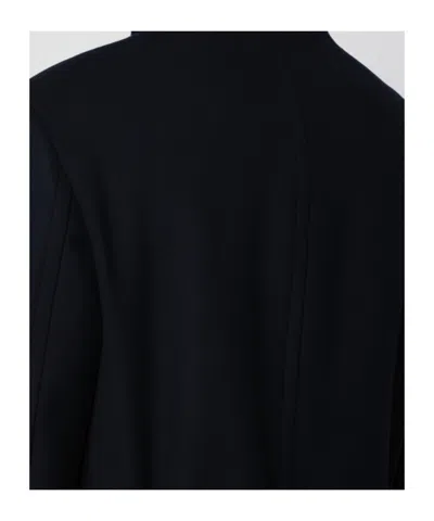 Tom Ford Double-breasted Buttoned Coat In Black
