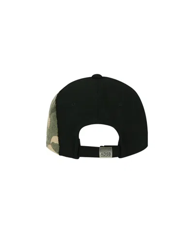Andersson Bell Camouflage Patchwork Baseball Cap In Green