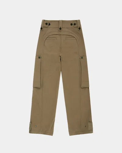 Andersson Bell Patchwork Cargo Pants In Beige