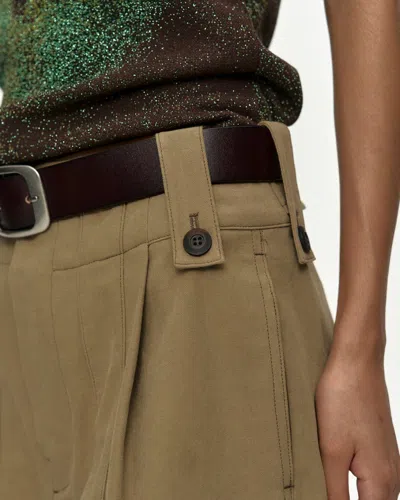 Andersson Bell Patchwork Cargo Pants In Beige