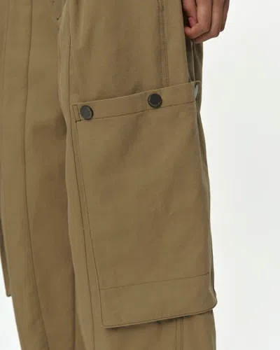 Andersson Bell Patchwork Cargo Pants In Beige
