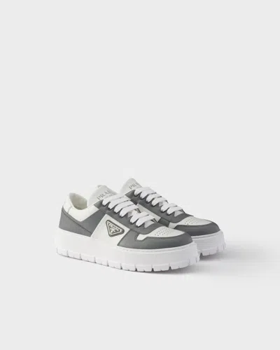 Prada Leather Sneakers In White