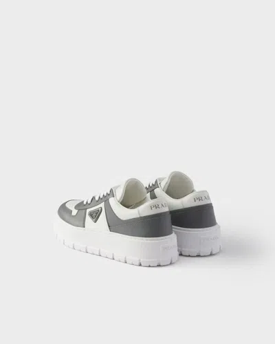 Prada Leather Sneakers In White